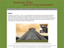Tablet Screenshot of amorosoxolo.com